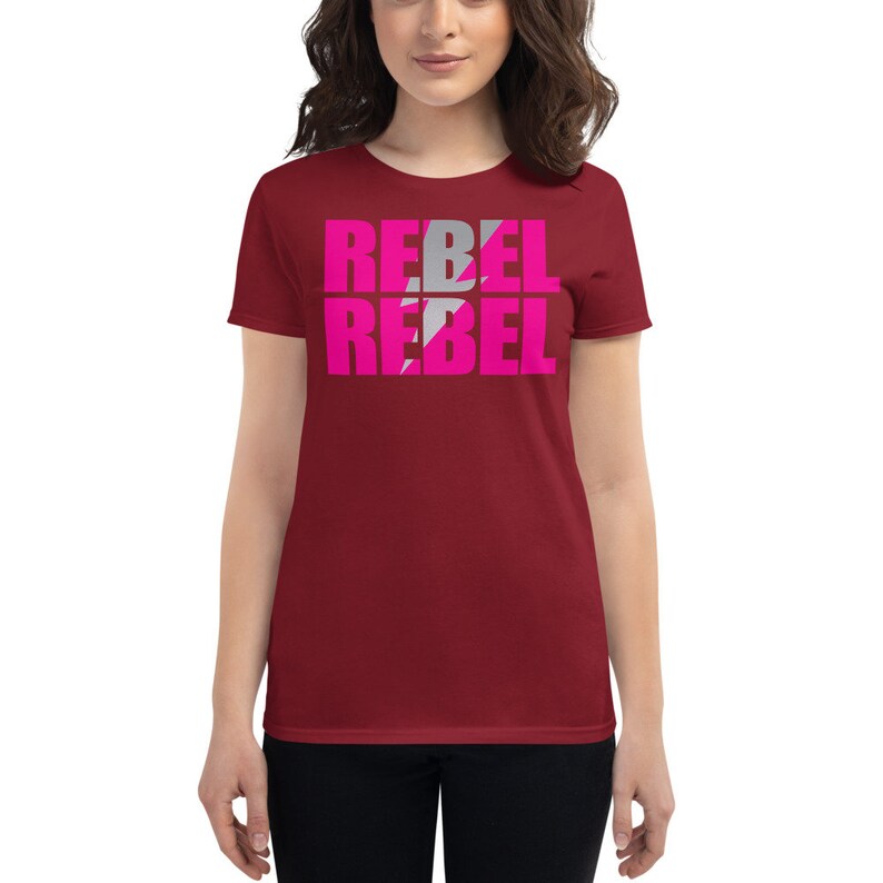 Rebel Rebel / Women's Short Sleeve Fashion Fit T-shirt - Etsy