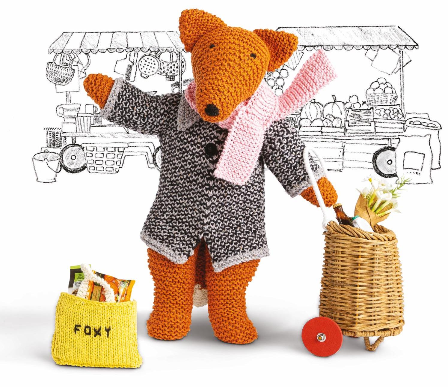 Fox in the Fall Socks - Pdf Knitting Pattern Colorwork