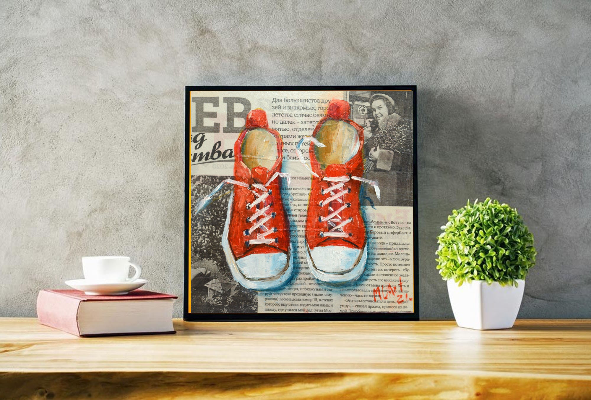 Newspaper Shoes - Etsy Singapore