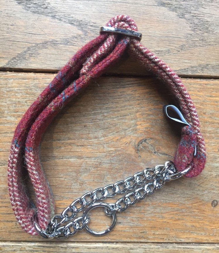 Half Check Collar and Lead Set Etsy UK