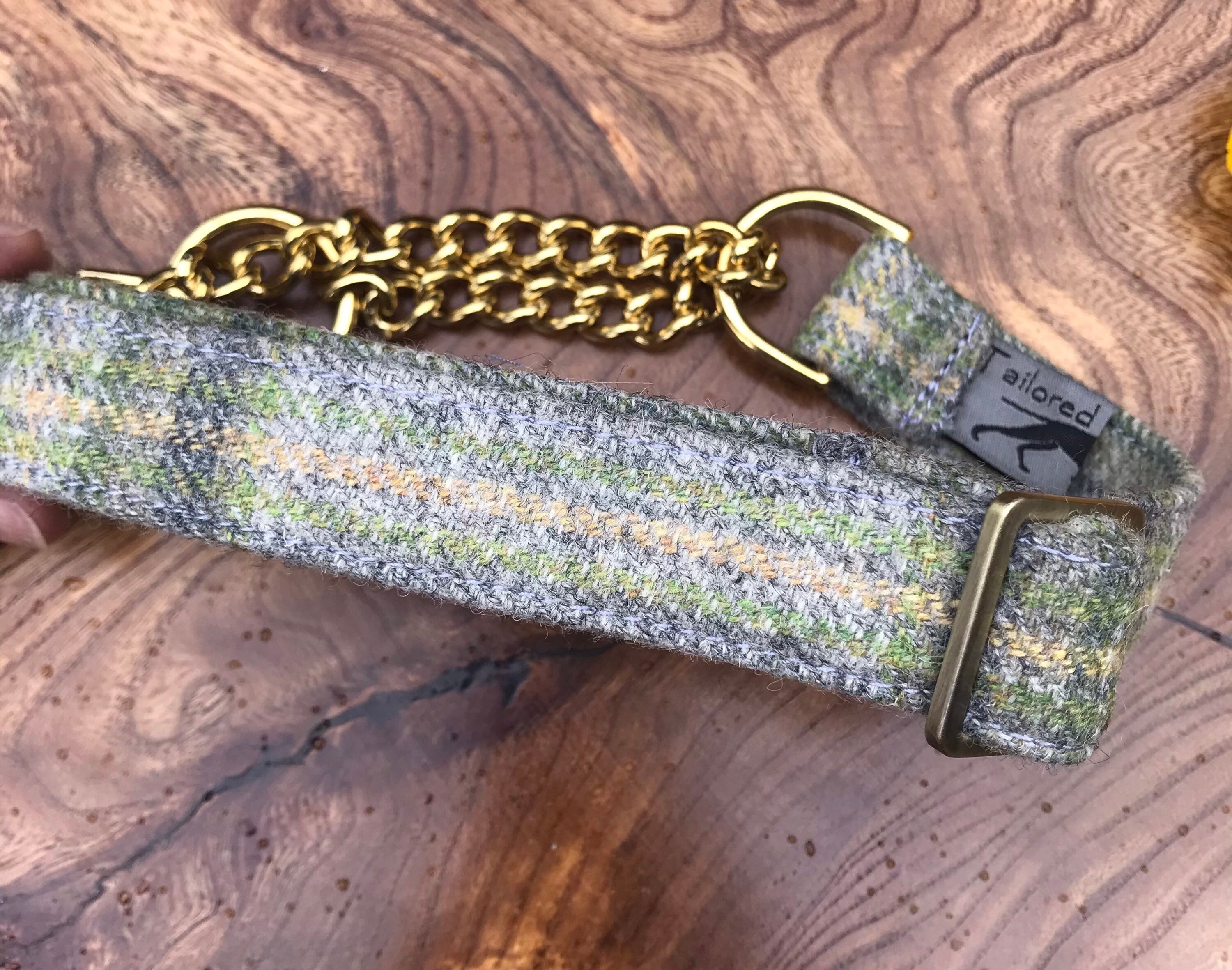 Half Check Collar and Lead Set Etsy UK