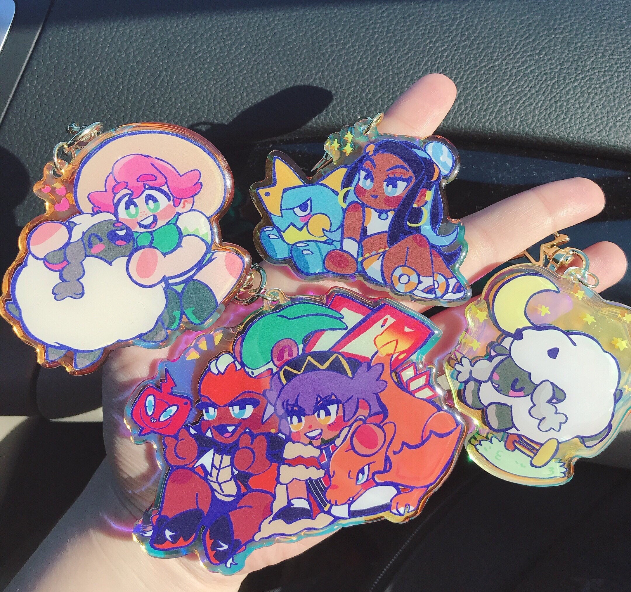 Pokemon Sword Shield Milo Nessa Raihan Leon Charms Etsy