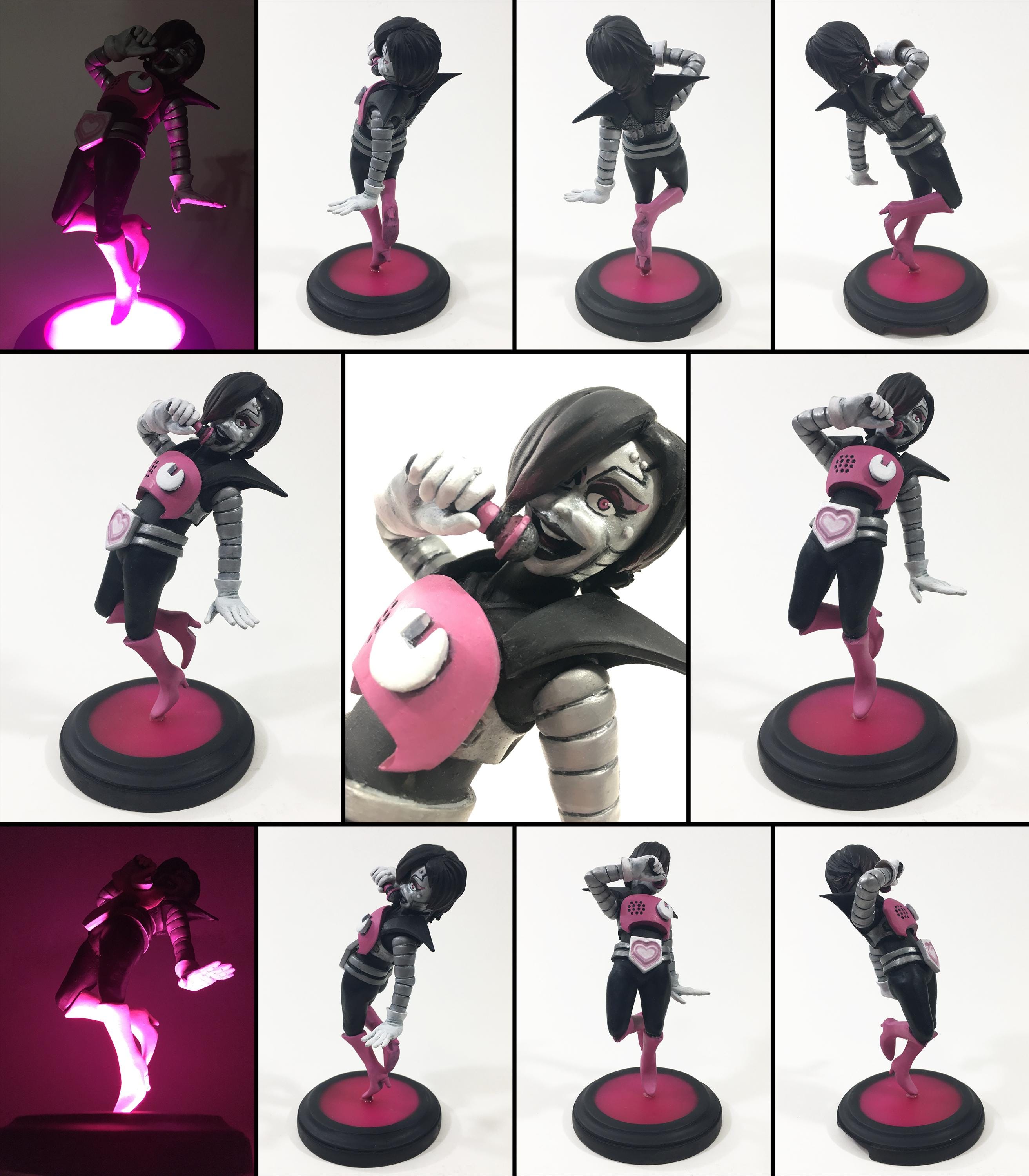 UNASSEMBLED PAINT READY Mettaton Diva Pin up Undertale Garage Kit