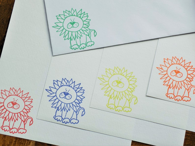 Lion LetterWritingStationery Set