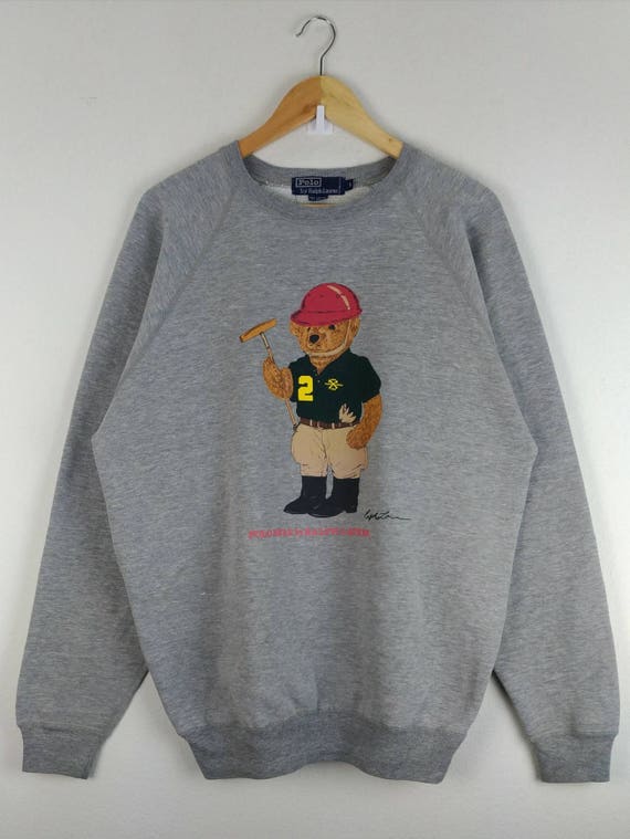 vintage polo bear sweatshirt