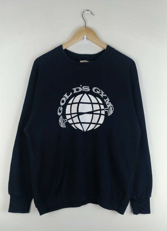 gold's gym crewneck sweatshirt