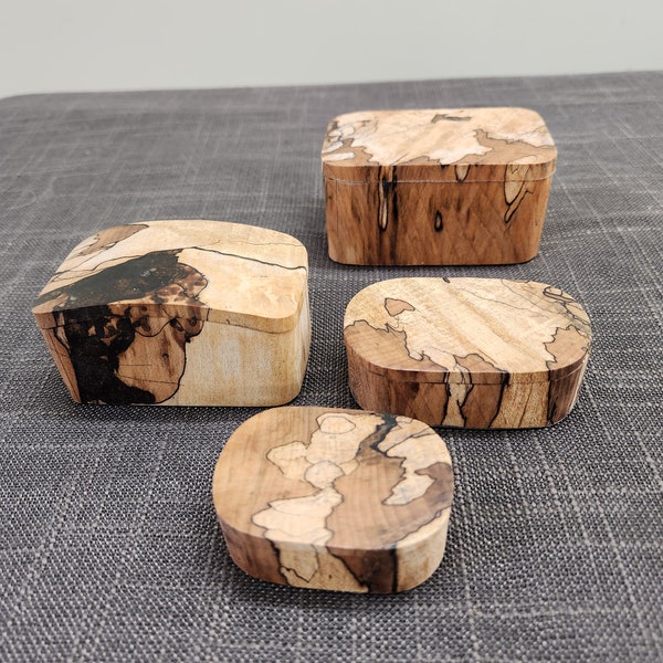 Spalted Maple Bandsaw Boxes (Set 2)