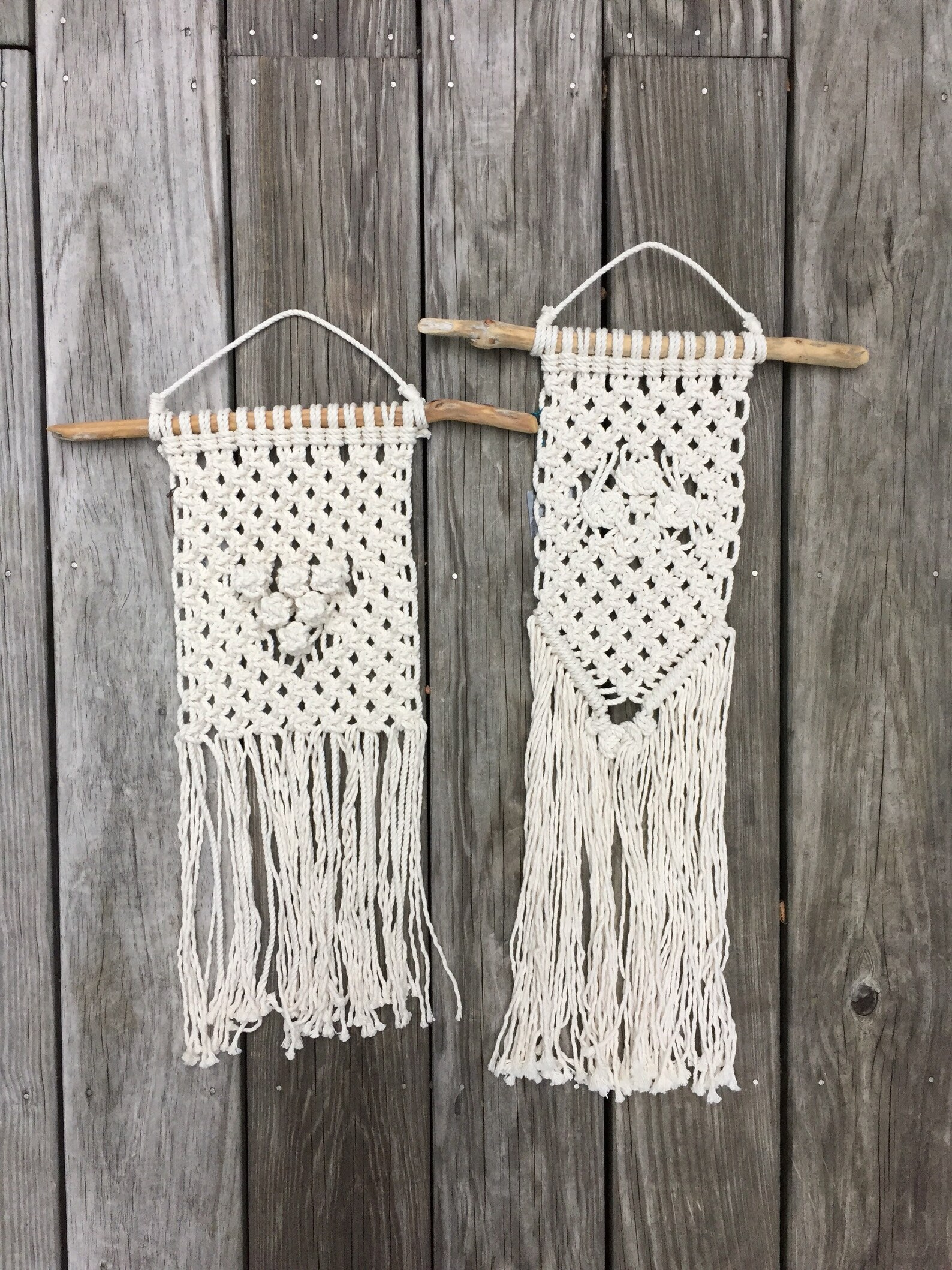 Driftwood & Macrame Wall Hanging Etsy