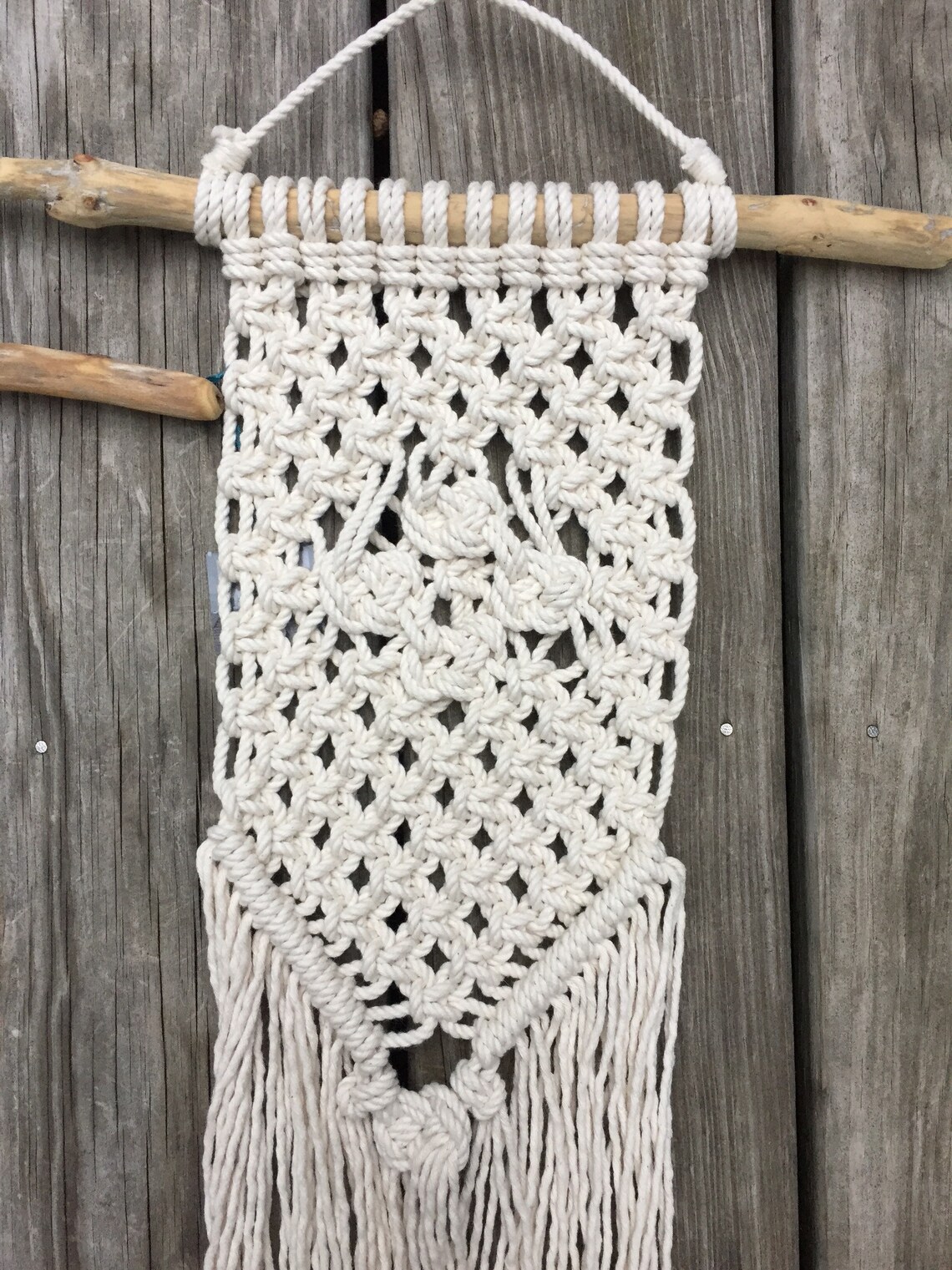 Driftwood & Macrame Wall Hanging Etsy