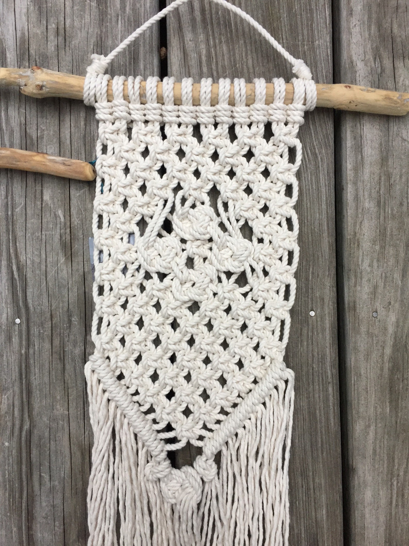 Driftwood & Macrame Wall Hanging Etsy