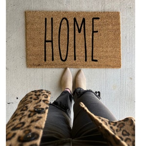 Home | Rae Dunn | Inspired | Welcome Mat | Housewarming Gift | Gift Ideas | Doormat