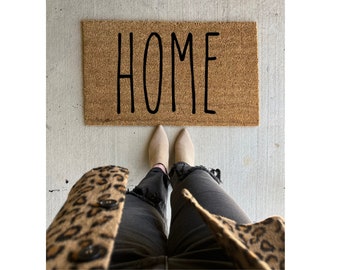 Home | Rae Dunn | Inspired | Welcome Mat | Housewarming Gift | Gift Ideas | Doormat