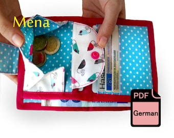 Sewing instructions purse Mena Ebook purse