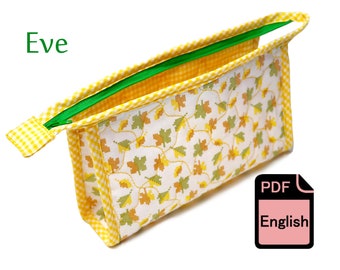 eBook Cosmetic Bag EVE - Sewing Tutorial and Cut Patterns