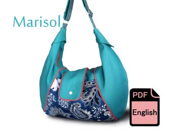 eBook Shoulder bag Marisol - Sewing Tutorial and Cut Patterns