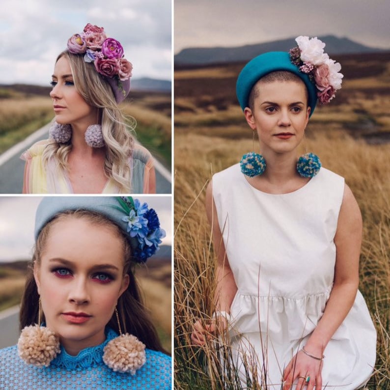 pale pink pillbox hat