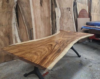 Sale! 99"L Solid Slab Acacia wood table