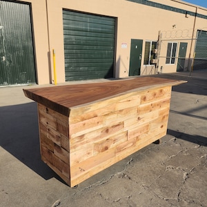 Made to Order, Live Edge, Pop Up Mobile Cart/Kitchen Island