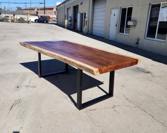 Now Available! 98"L Solid Wood Slab Dining table