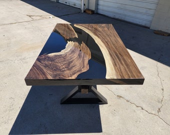 Made to Order, Black Resin Table (Sold, Inquire for Custom order)