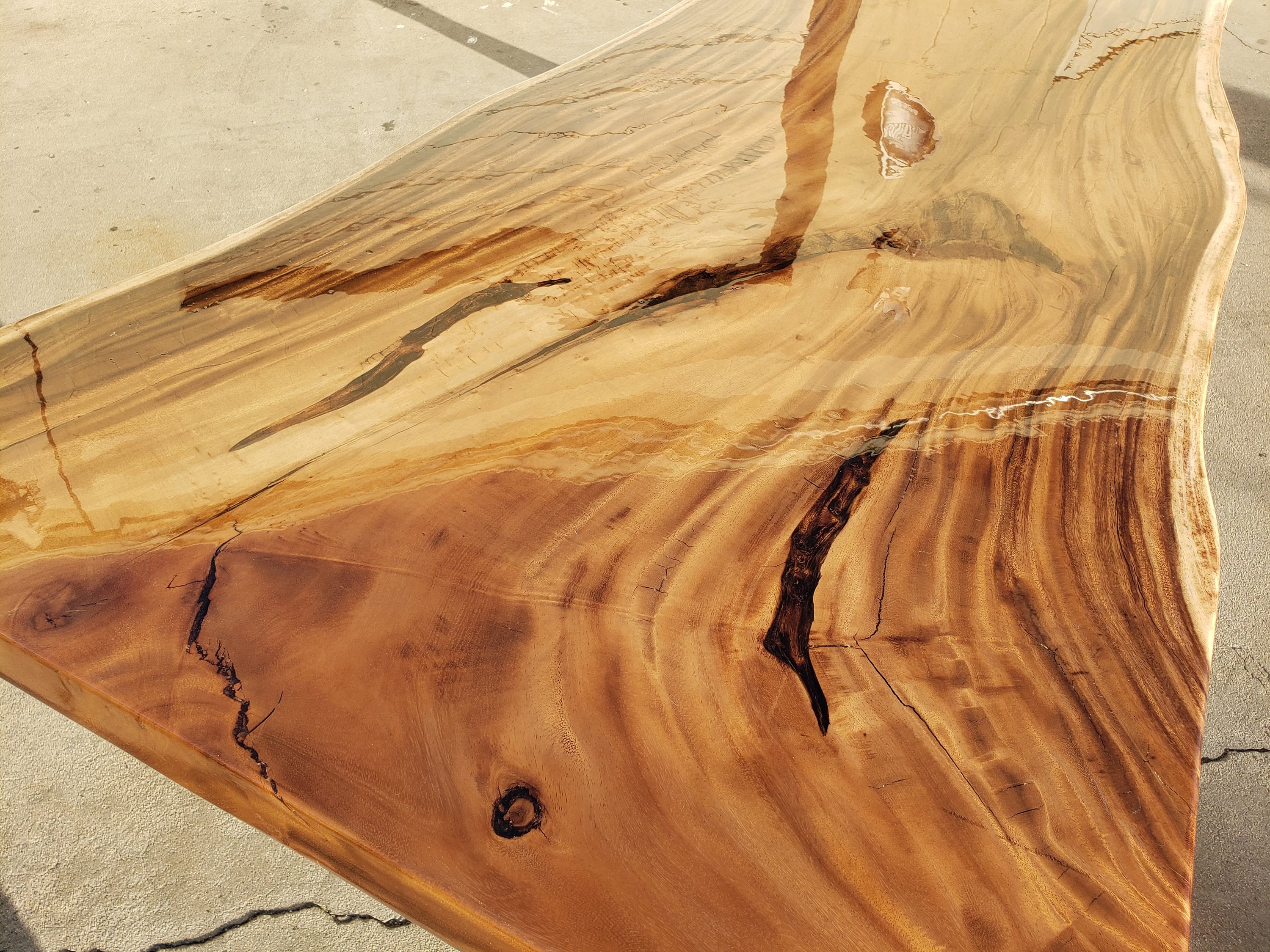 Handcrafted Solid Acacia Wood slab with Protective Coating Etsy