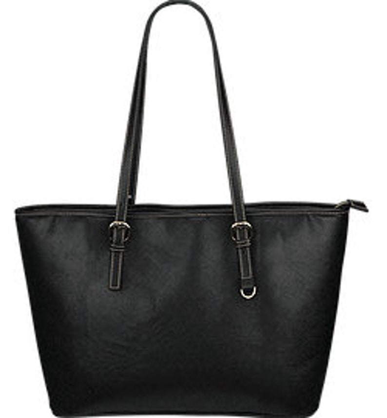 Chihuahua Gifts D056B-PWP-TOTL-Teal Floral Available in Small /& Large Sizes Chihuahua Lovers Leather Tote