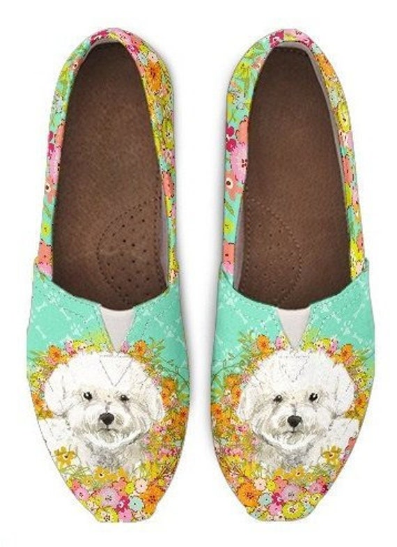 bichon frise dog slippers