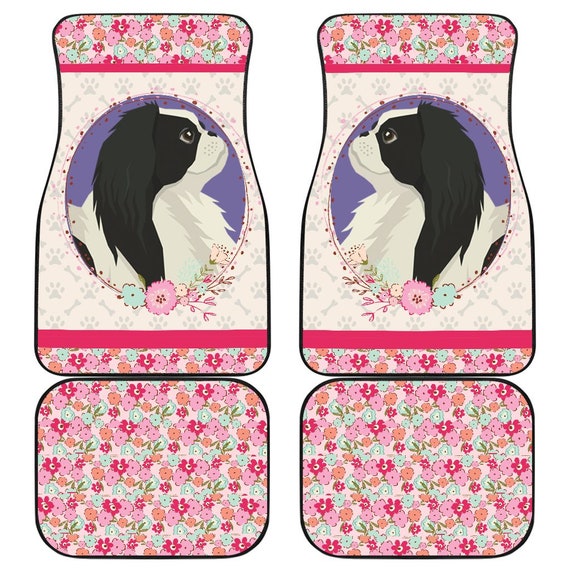 Japanese Chin Gift Car Floor Mat Car Accessory Car Floor Protector Floors Mat For Car Pink Floral Car Floor Mat Pt10237