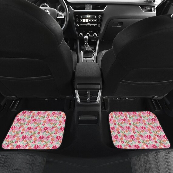 Japanese Chin Gift Car Floor Mat Car Accessory Car Floor Protector Floors Mat For Car Pink Floral Car Floor Mat Pt10237