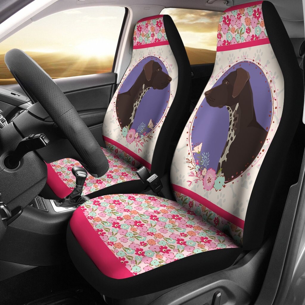 German Shorthaired Pointer Car Seat Covers Accessory 2 Front Protector Cover For Pt10128