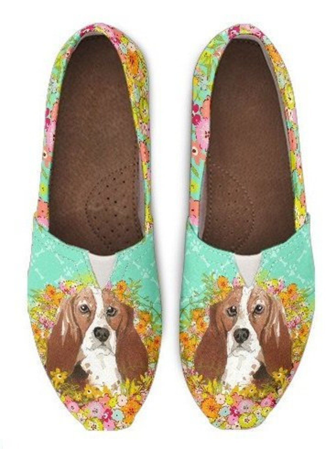 Basset Hound Dog Gifts Basset Hound Dog Casual Walking Shoes Etsy Italia