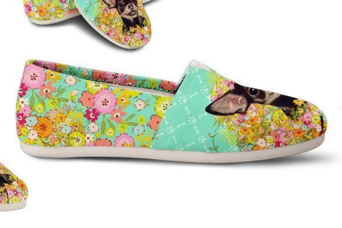 Chihuahua Gifts Chihuahua Casual Walking Shoes Unique Gift Etsy