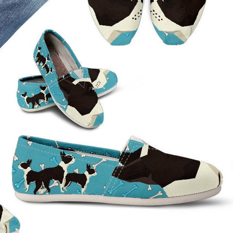 Boston Terrier Casual Walking Shoes Boston Terrier Gifts Etsy