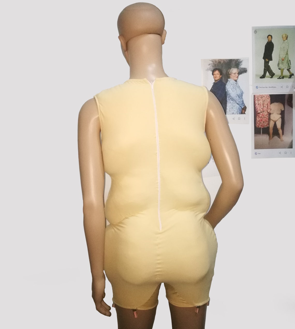 Fat Suit Fake Boobs Costume Fake Belly Costume Christmas Etsy Australia