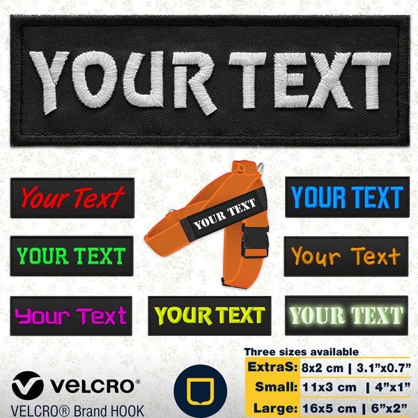 Personalized Name Custom Velcro Patch Etsy