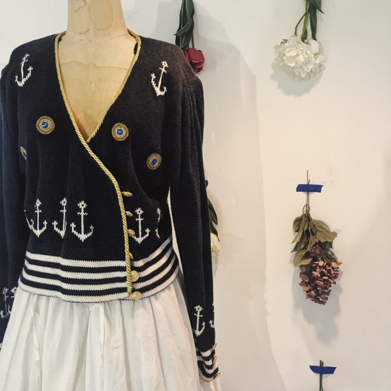 Navy Nautical Sweater