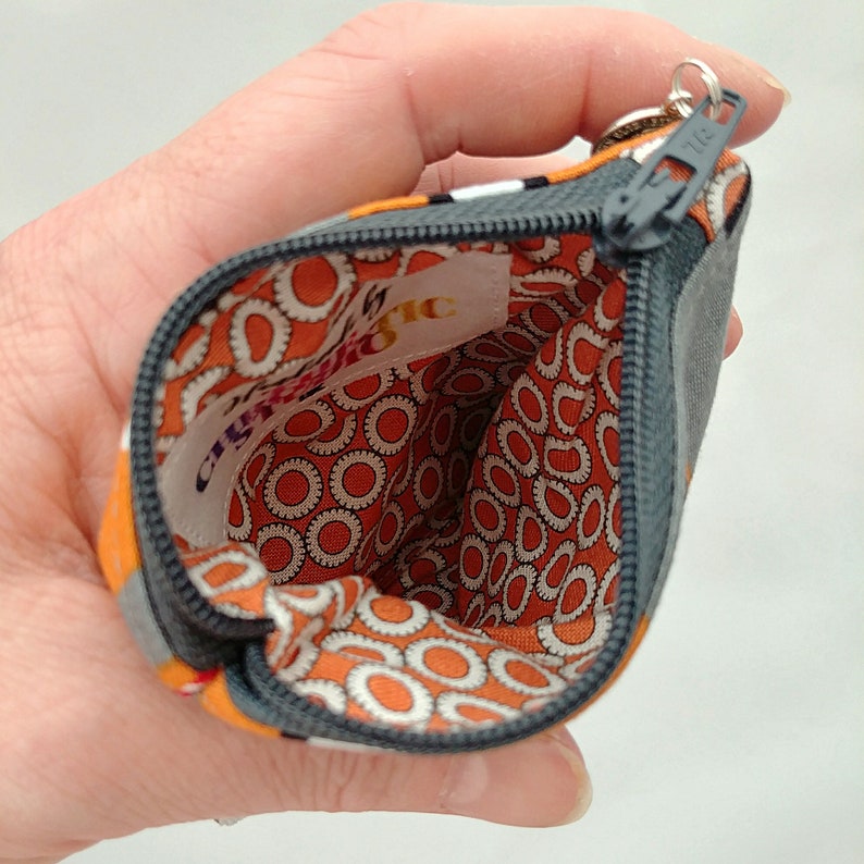 Fabulous Foxes Small Coin Purse /& Matching Key Ribbon