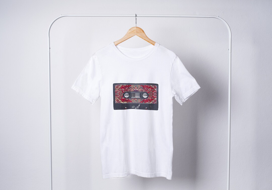 Persian T-shirt Tape Cassette Golchin Shad Persian Farsi T-Shirt - Short-Sleeve Unisex, Graphic Tee