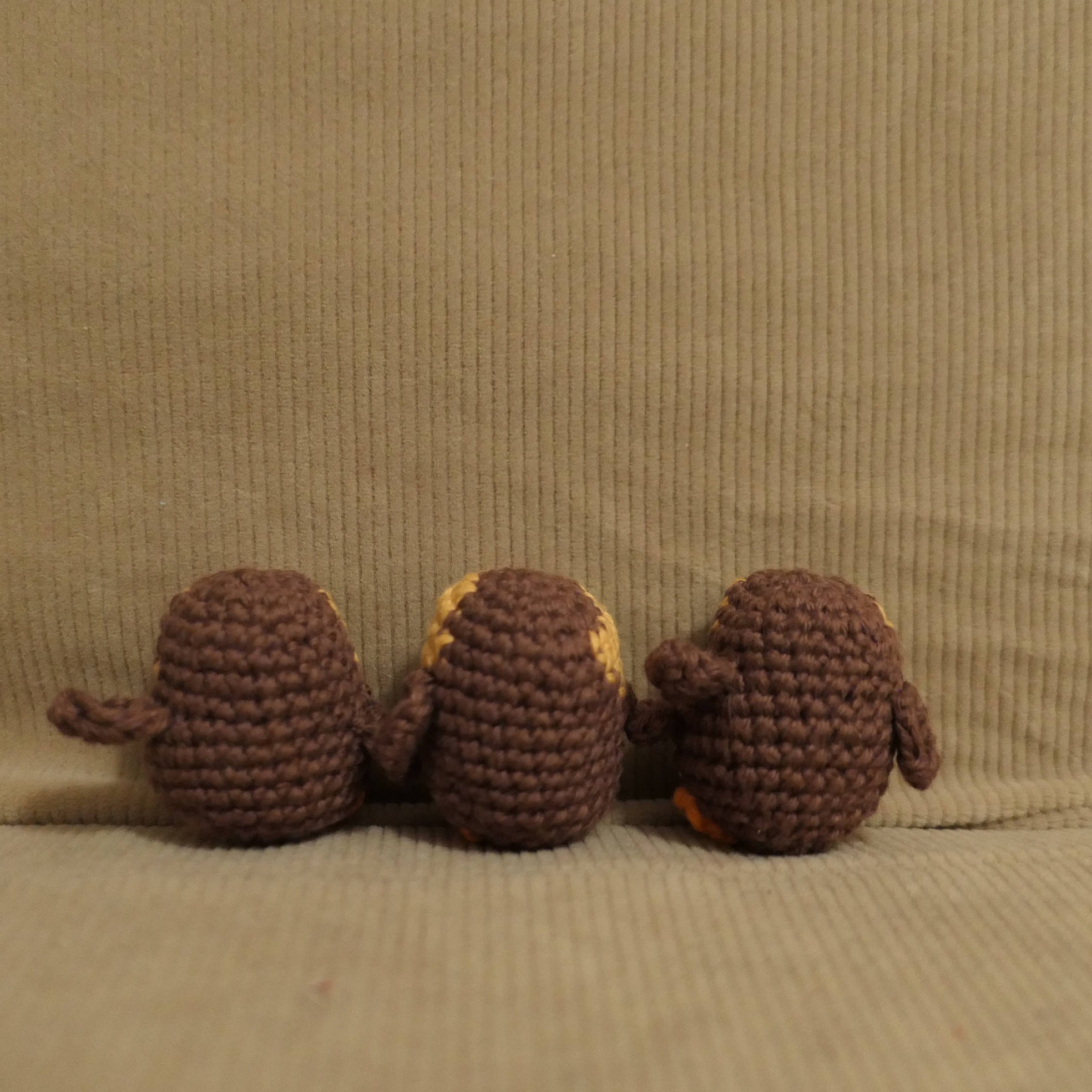 Mini Porg Mini Porg / Mini Crocheted Porg / Amigurumi /toy / Kawaii | Etsy