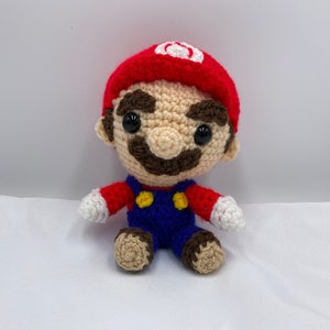 Mario/Mario Crocheted Amigurumi/Mario toy/Stuffed Toy/Kawaii Styled/Plush/Plushie.....