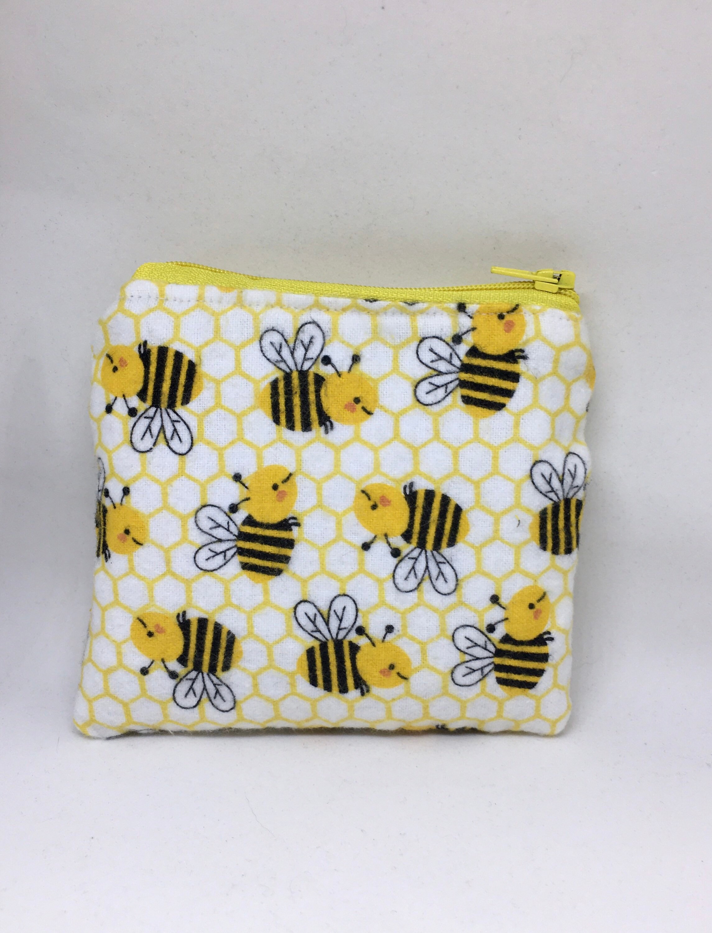 Mini/small/zipper/bag/pouch/in Bee Print/zipper/coin/pouch