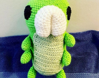 Pluszowa zabawka Grub/ Pluszowa zabawka Grub szydełkowana/ Kawaii szydełkowana zabawka/ Plusz/ Pluszowe zwierzątko