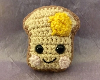 Buttered Toast Plush Etsy