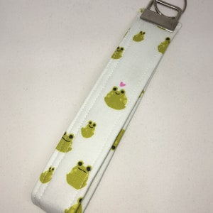 Llavero de pulsera con estampado de rana