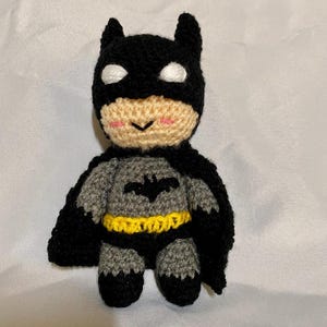 A Crocheted Super Hero Stuffed Toy/Amigurumi/kawaii Styled/Stuffed Toy/Super Hero Plush/Plushie