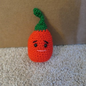 Mini Hot Sauce Stuffed Toy Crocheted Amigurumi Kawaii Styled Stuffed Toy plush kawaii plush