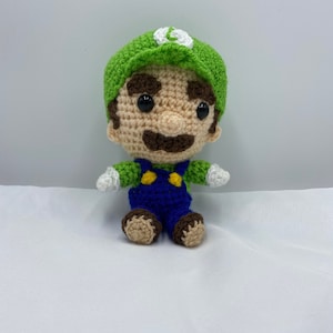 Luigi / Luigi gehäkelte Amigurumi / Luigi Spielzeug / Stofftier / Kawaii Styled / Plüsch / Plushie .....