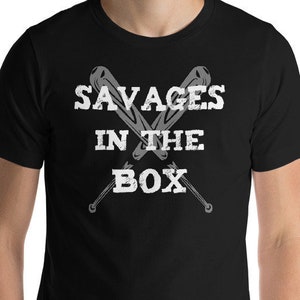 Savages in the Box New York Yankees Bronx Bombers Yankees Fan T Shirt / Aaron Boone Ejection Rant