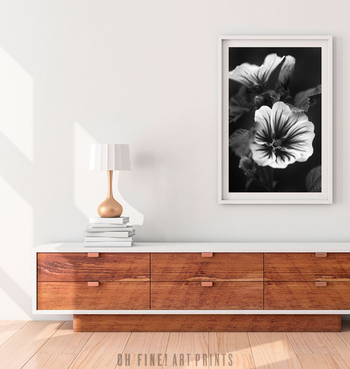 Botanical Print Download Botanical Printable Black and White | Etsy