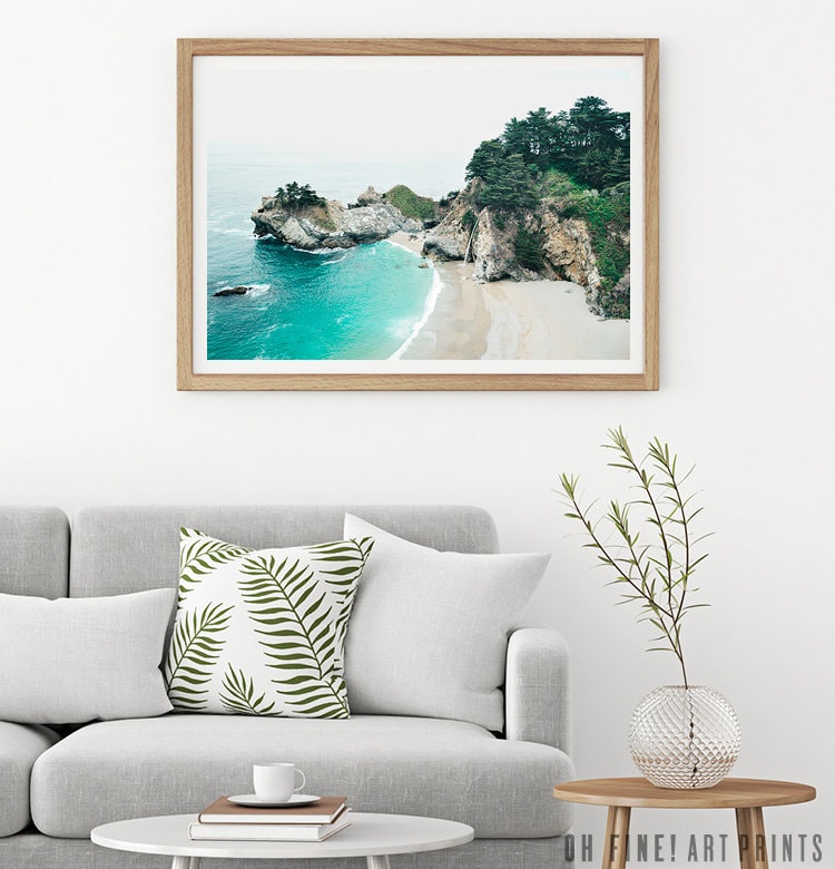 Big Sur Art Print, California Digital Print, Beach Print Download ...